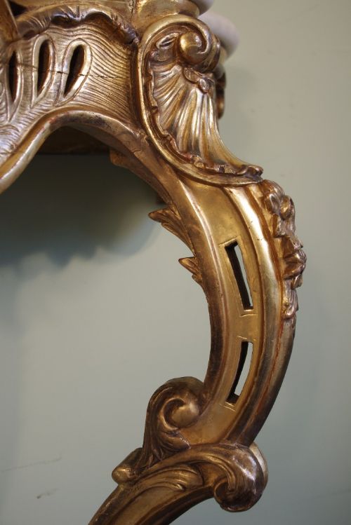 19TH CENTURY FRENCH GILT CONSOLE TABLE - ADDITIONAL PHOTO 10