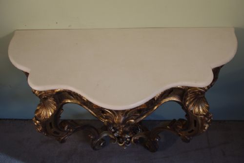 19TH CENTURY FRENCH GILT CONSOLE TABLE - ADDITIONAL PHOTO 13