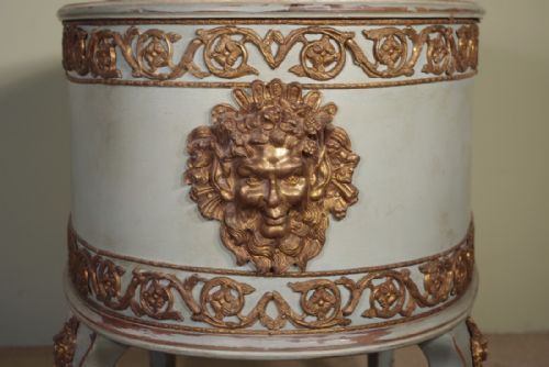 PAINTED AND GILT METAL MOUNTED JARDINIEREWINE COOLER - ADDITIONAL PHOTO 4