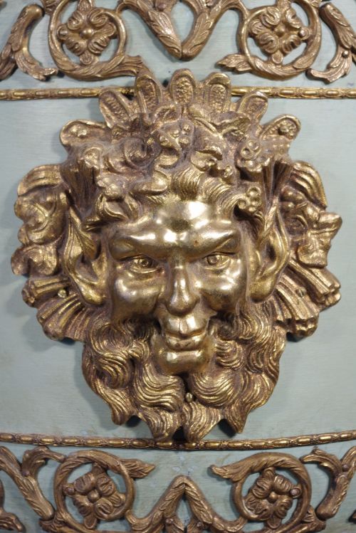 PAINTED AND GILT METAL MOUNTED JARDINIEREWINE COOLER - ADDITIONAL PHOTO 5