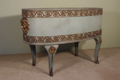 PAINTED AND GILT METAL MOUNTED JARDINIEREWINE COOLER - ADDITIONAL PHOTO 11