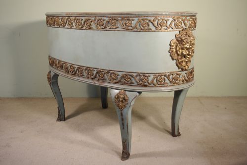 PAINTED AND GILT METAL MOUNTED JARDINIEREWINE COOLER - ADDITIONAL PHOTO 1