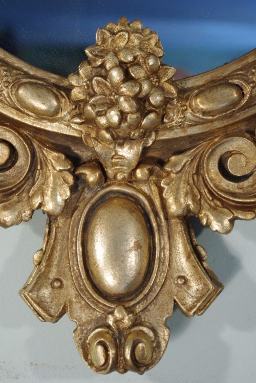 PAIR VICTORIAN OVAL GILT WALL MIRRORS - ADDITIONAL PHOTO 5