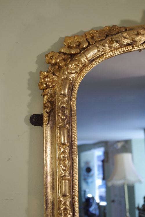 VICTORIAN GILT PIER MIRROR - ADDITIONAL PHOTO 3
