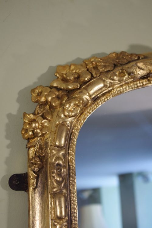 VICTORIAN GILT PIER MIRROR - ADDITIONAL PHOTO 4