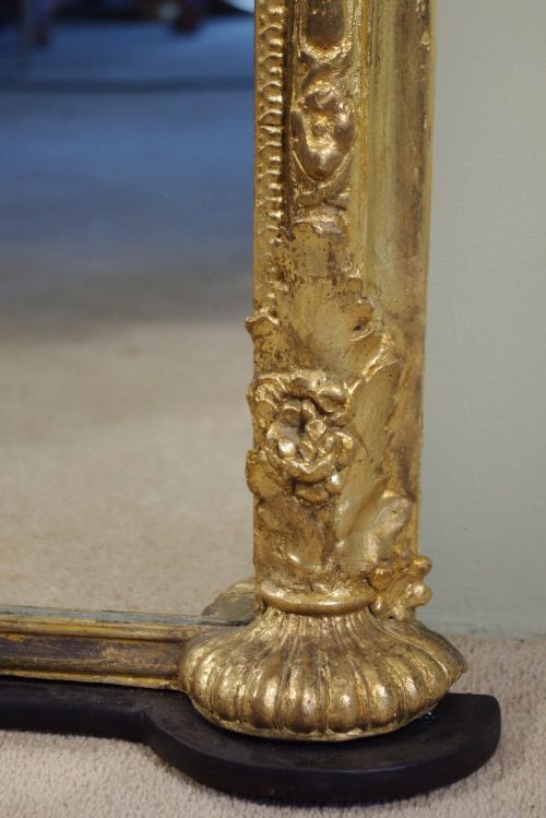 VICTORIAN GILT PIER MIRROR - ADDITIONAL PHOTO 6
