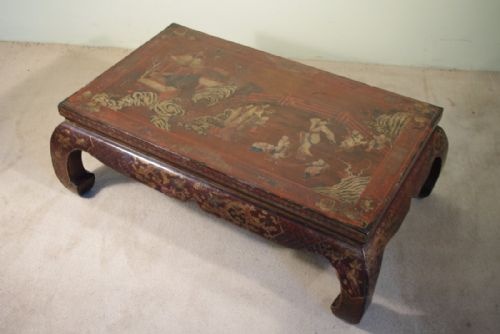 CHINESE LACQUER OPIUMCOFFEE TABLE - ADDITIONAL PHOTO 1