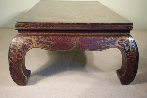CHINESE LACQUER OPIUMCOFFEE TABLE - ADDITIONAL PHOTO 5