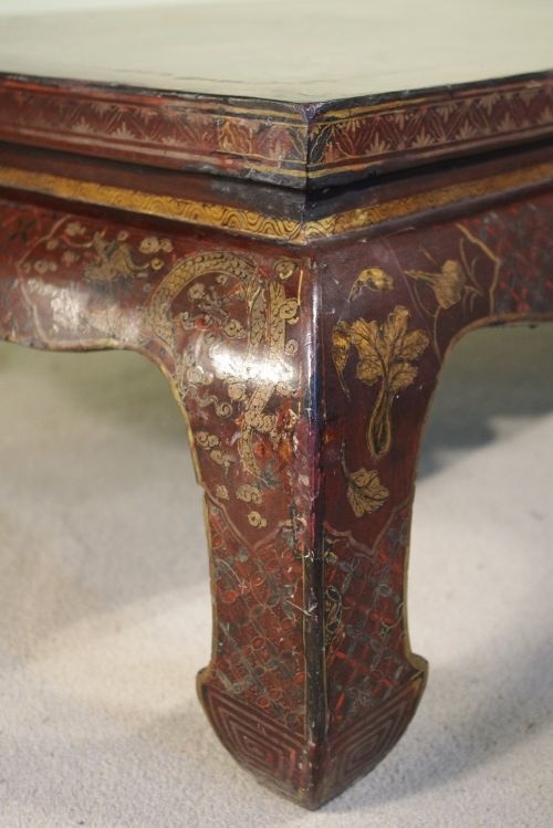 CHINESE LACQUER OPIUMCOFFEE TABLE - ADDITIONAL PHOTO 7