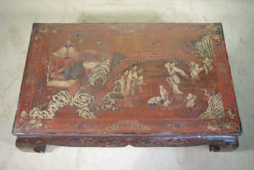 CHINESE LACQUER OPIUMCOFFEE TABLE - ADDITIONAL PHOTO 10