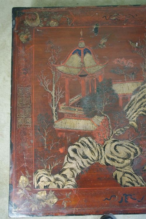 CHINESE LACQUER OPIUMCOFFEE TABLE - ADDITIONAL PHOTO 11