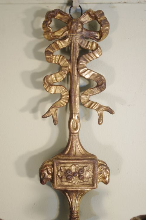 PAIR GILT WALL LIGHTSSCONCES - ADDITIONAL PHOTO 8