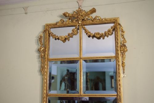 ENGLISH VICTORIAN GILT PIER MIRROR - ADDITIONAL PHOTO 1
