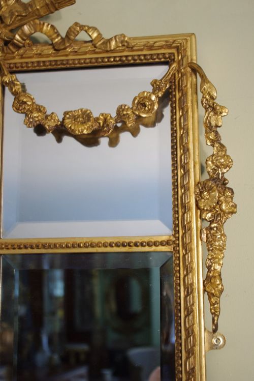 ENGLISH VICTORIAN GILT PIER MIRROR - ADDITIONAL PHOTO 4