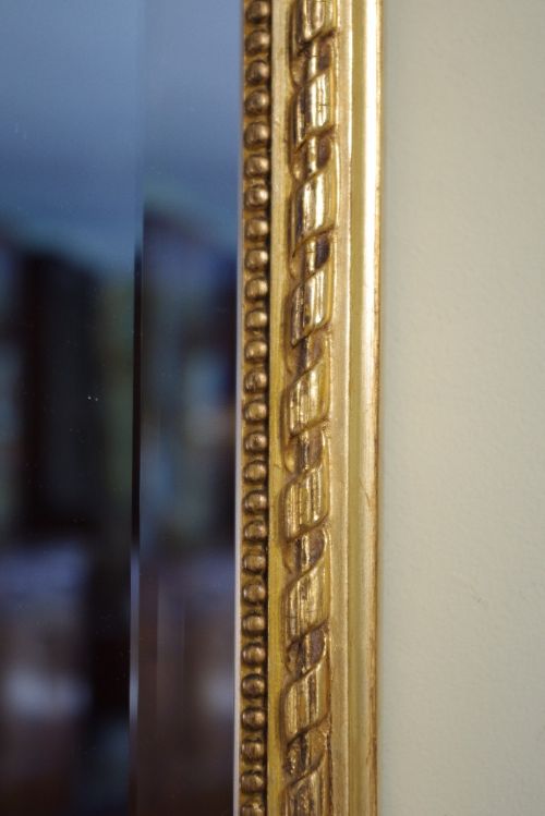 ENGLISH VICTORIAN GILT PIER MIRROR - ADDITIONAL PHOTO 5