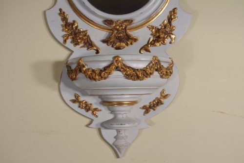 DECORATIVE WALL MIRROR WITH PLANTER - ADDITIONAL PHOTO 2