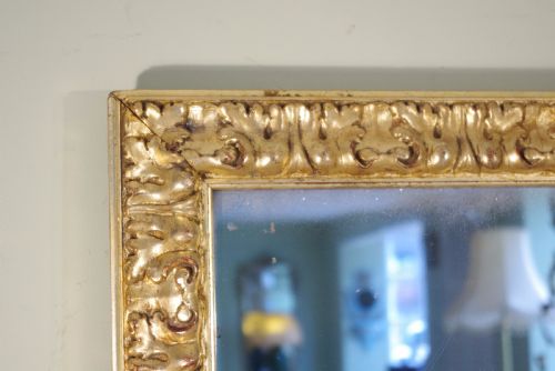 LARGE GILT OVERMANTLEWALL MIRROR - ADDITIONAL PHOTO 7