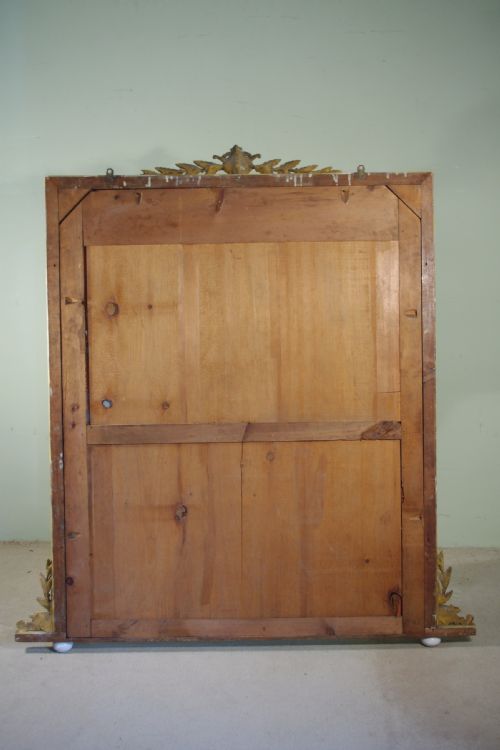 19TH CENTURY ENGLISH GILT LARGE OVERMANTLE MIRROR - ADDITIONAL PHOTO 10