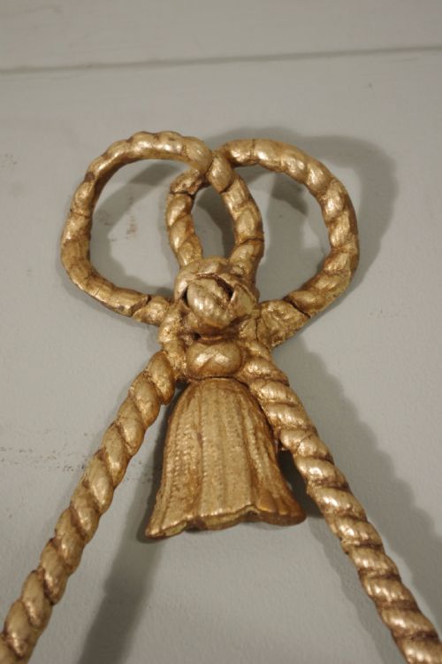 PAIR OF GILT ROPE TWIST GIRANDOLE MIRRORS - ADDITIONAL PHOTO 6