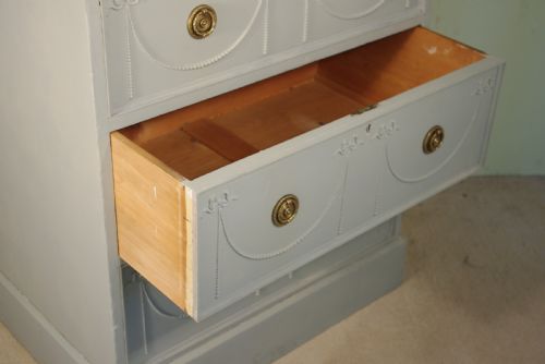PAINTED TALL SIX DRAWER CHEST - ADDITIONAL PHOTO 7