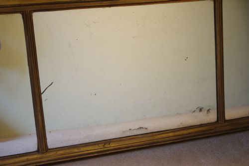ENGLISH REGENCY STYLE GILT TRIPLEPLATE OVERMANTLE MIRROR - ADDITIONAL PHOTO 5