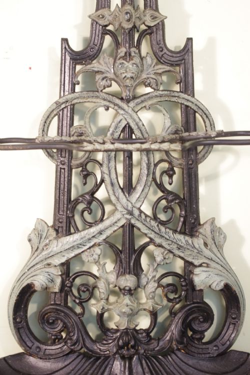 ART NOUVEAU CAST IRON HALL STAND - ADDITIONAL PHOTO 8