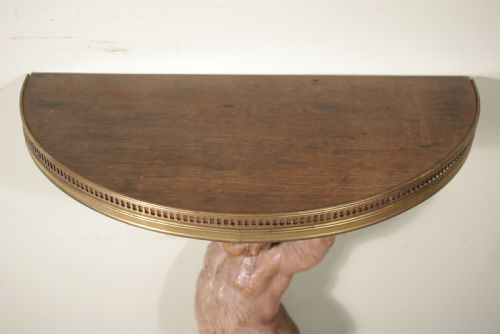 19TH CENTURY PUTTOCHERUB CONSOLE TABLE - ADDITIONAL PHOTO 8