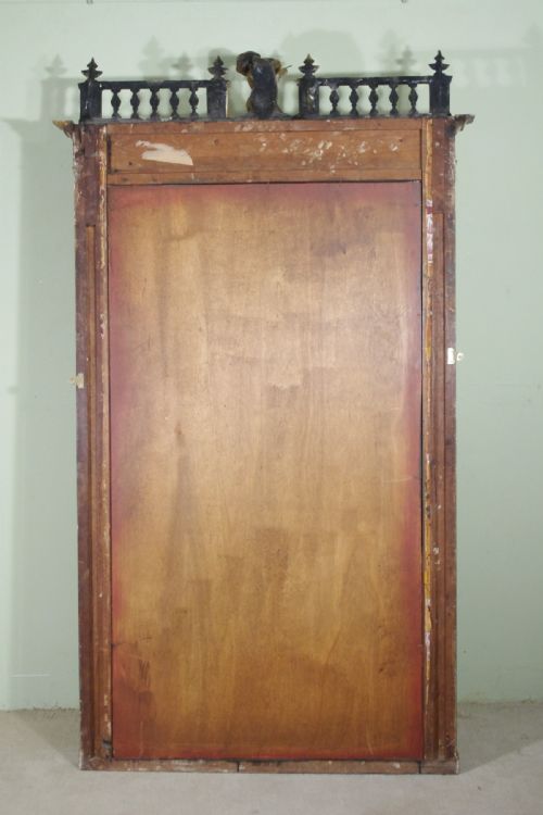 FRENCH PARCELGILT LARGE OVERMANTLE MIRROR WITH CHERUBPUTTO CRESTING - ADDITIONAL PHOTO 10