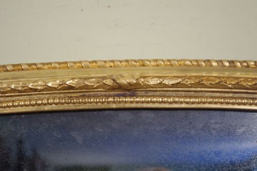 GILT LARGE ARCH TOP OVERMANTLE MIRROR - ADDITIONAL PHOTO 4