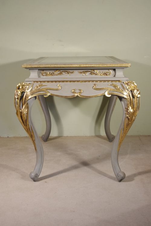JAPANESE PAINTED AND PARCELGILT MARBLE TOP CENTRE TABLE - ADDITIONAL PHOTO 7