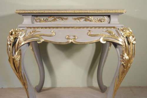 JAPANESE PAINTED AND PARCELGILT MARBLE TOP CENTRE TABLE - ADDITIONAL PHOTO 8