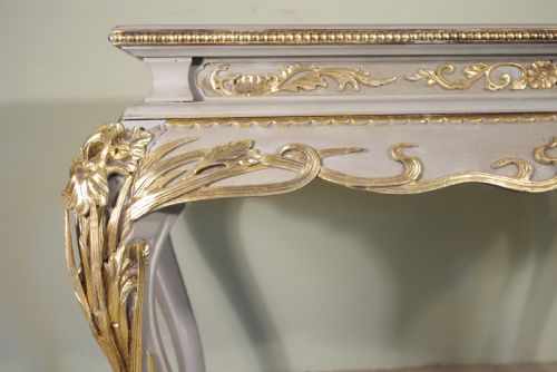 JAPANESE PAINTED AND PARCELGILT MARBLE TOP CENTRE TABLE - ADDITIONAL PHOTO 12