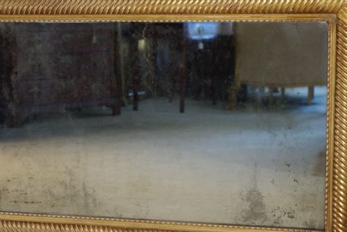 19TH CENTURY FRENCH GILT LARGE OVERMANTLE MIRROR - ADDITIONAL PHOTO 7