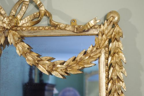 19TH CENTURY FRENCH GILT LARGE PIEROVERMANTLE MIRROR - ADDITIONAL PHOTO 4