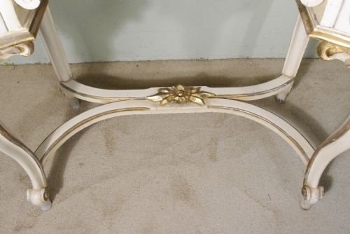 1920'S FRENCH PAINTED AND PARCELGILT DRESSING TABLE - ADDITIONAL PHOTO 14