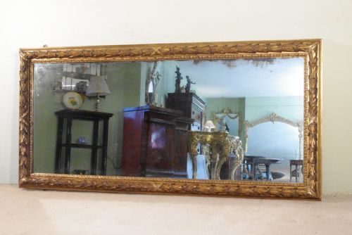 english victorian gilt large overmantle mirror - CATEGORY: ANTIQUE MIRRORS - DATED 1880