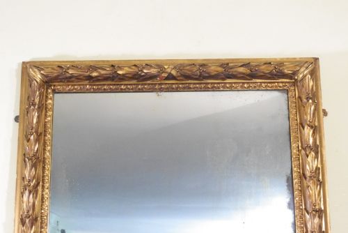 ENGLISH VICTORIAN GILT LARGE OVERMANTLE MIRROR - ADDITIONAL PHOTO 6