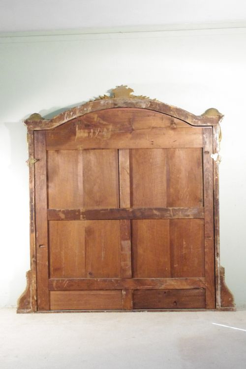 ENGLISH VICTORIAN GILT LARGE OVERMANTLE MIRROR - ADDITIONAL PHOTO 12