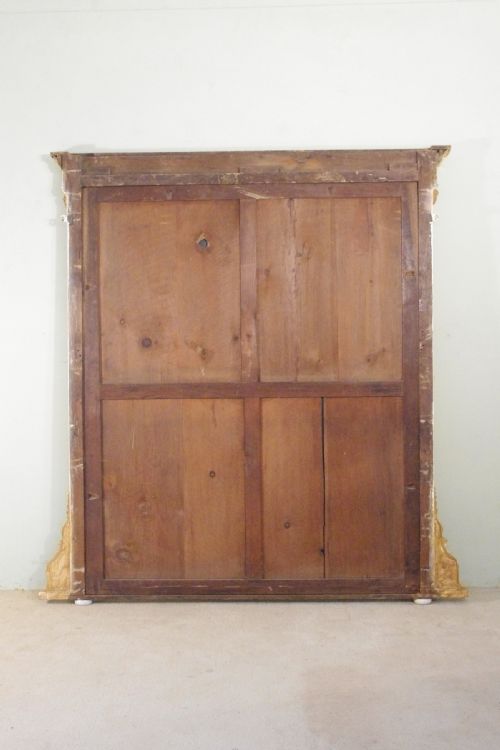 ENGLISH VICTORIAN GILT LARGE OVERMANTLE MIRROR - ADDITIONAL PHOTO 8