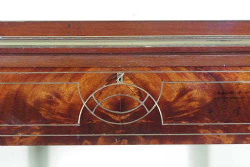 EDWARDIAN BRASS INLAID MAHOGANY DRINKSTEASERVING TABLE - ADDITIONAL PHOTO 14