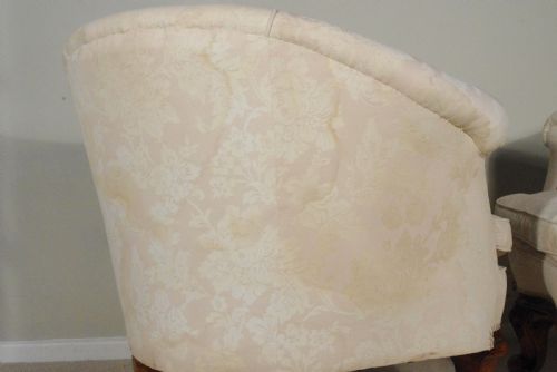 PAIR VICTORIAN WALNUT TUBARMCHAIRSCORNER CHAIRS - ADDITIONAL PHOTO 5