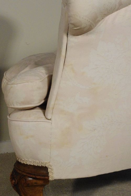 PAIR VICTORIAN WALNUT TUBARMCHAIRSCORNER CHAIRS - ADDITIONAL PHOTO 6