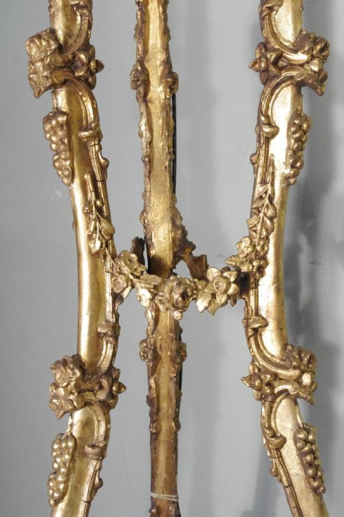 STUNNING PAIR OF CRYSTAL CANDELABRA LIGHTS ON GILT TORCHERES - ADDITIONAL PHOTO 9