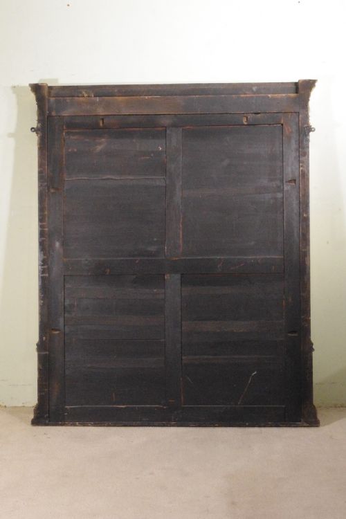 ENGLISH VICTORIAN GILT LARGE OVERMANTLE MIRROR - ADDITIONAL PHOTO 8