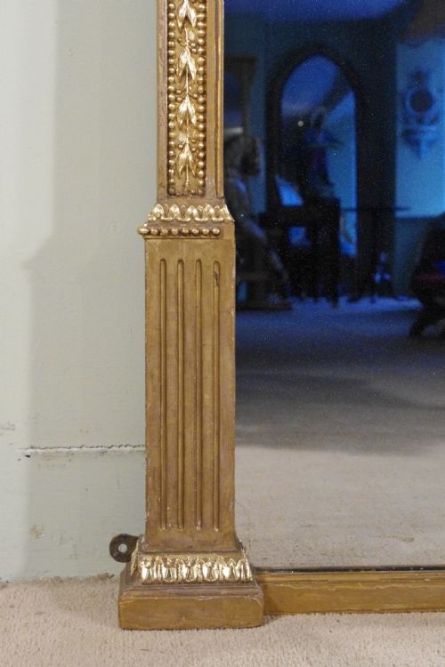 ENGLISH VICTORIAN GILT LARGE OVERMANTLE MIRROR BY JAMES SHOOLBRED - ADDITIONAL PHOTO 6