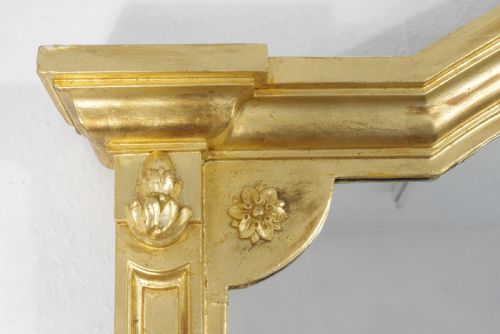 VICTORIAN GILT VERY LARGE OVERMANTLEDRESSING MIRROR - ADDITIONAL PHOTO 2