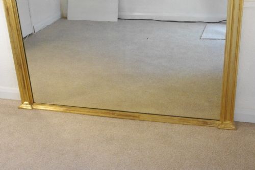 VICTORIAN GILT VERY LARGE OVERMANTLEDRESSING MIRROR - ADDITIONAL PHOTO 4