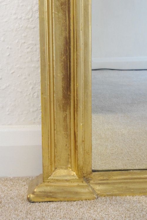 VICTORIAN GILT VERY LARGE OVERMANTLEDRESSING MIRROR - ADDITIONAL PHOTO 5