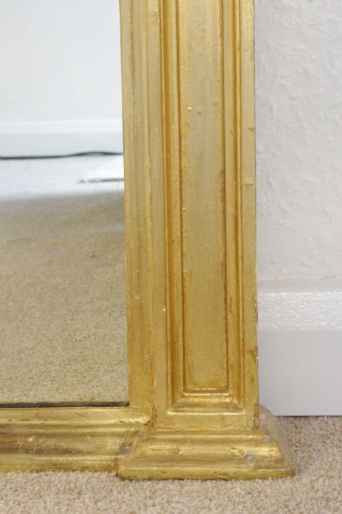 VICTORIAN GILT VERY LARGE OVERMANTLEDRESSING MIRROR - ADDITIONAL PHOTO 6
