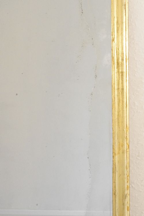 VICTORIAN GILT LARGE ARCH TOP OVERMANTLE MIRROR - ADDITIONAL PHOTO 6